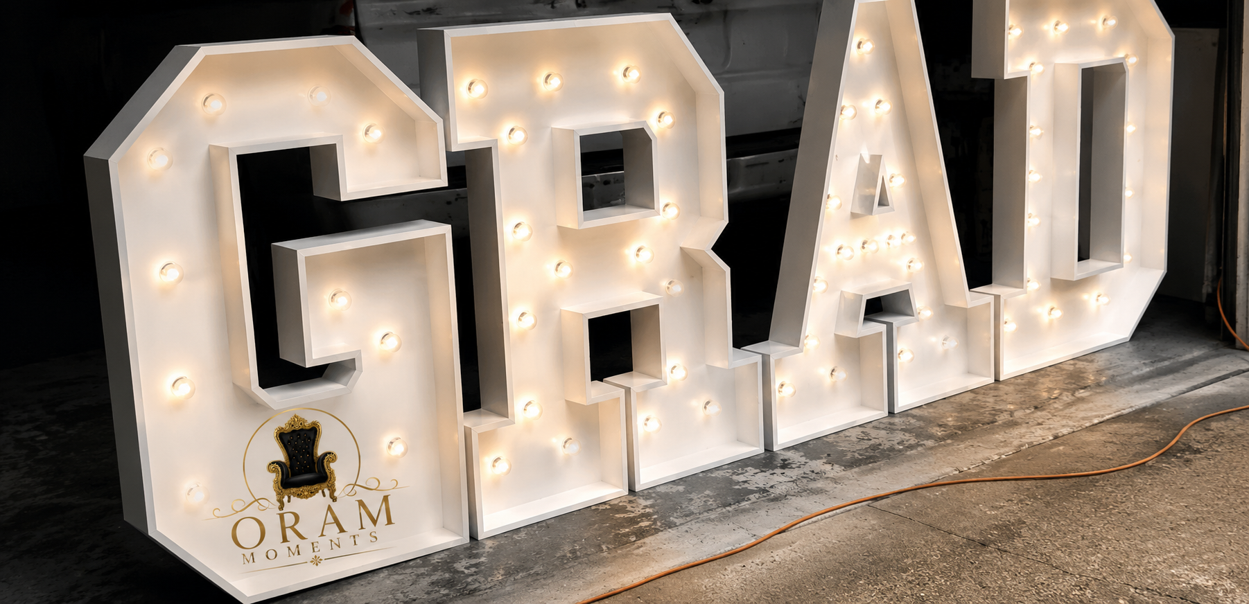 GRAD Marquee Letters - Rental